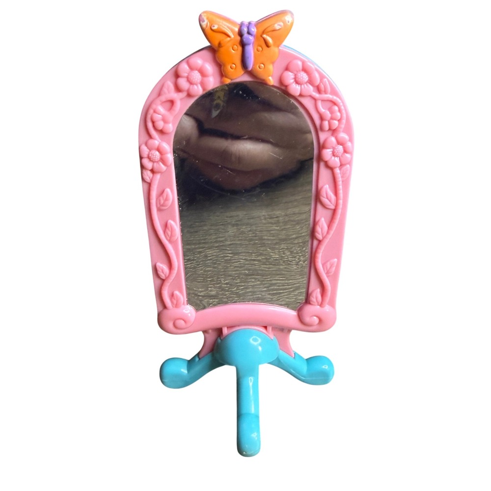 MLP My Little Pony Celebration‎ Castle Replacement Part~FLOOR butterfly MIRROR